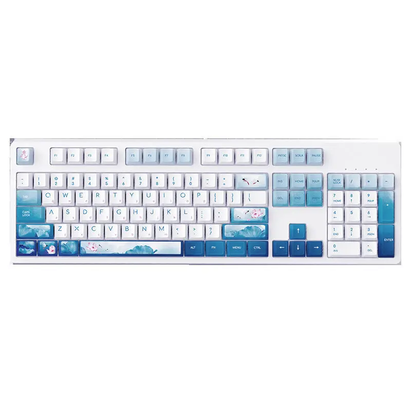 Poetic And Romantic Mechanical Keyboard Girl Cute High-End Keyboard Wired 104 Keys