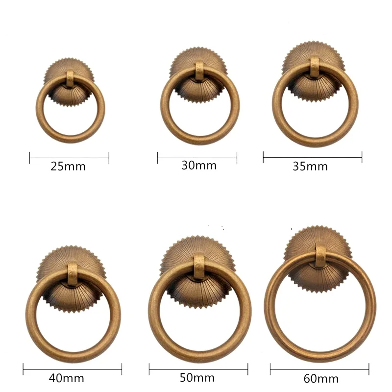 Винтажные латунные ручки для кухни