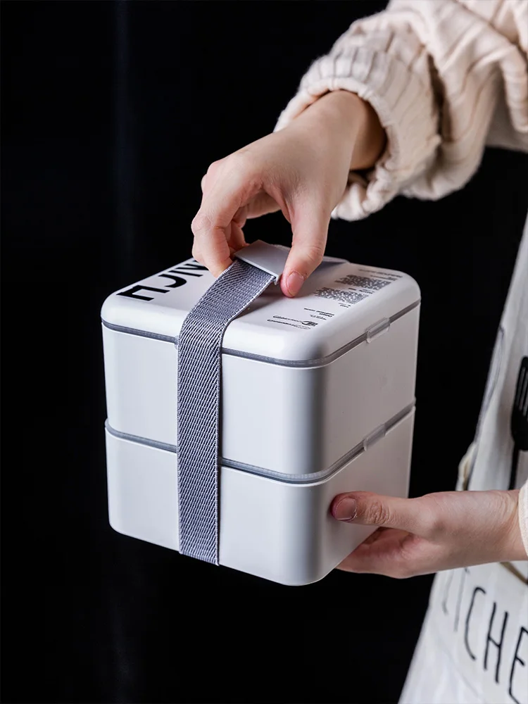 Японская термо ланч бокс с отсеками квадратная сэндвич коробка Детская школьная