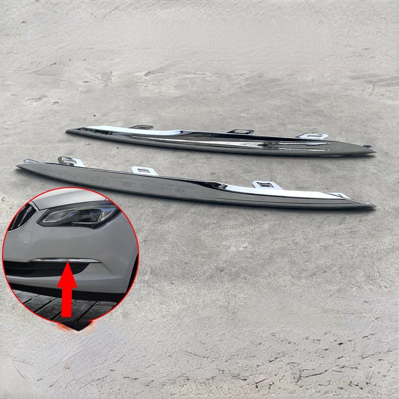 

For Buick Excelle GT Front Bumper Bright Bar Front Bumper Bright Bar Front Bumper Lower Trim Bar Fog Light Bright Bar 90766664