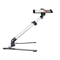 360 rotating flexible photography phone holder desk high angle shot bracket monopod with phone clip for photovideo shooting