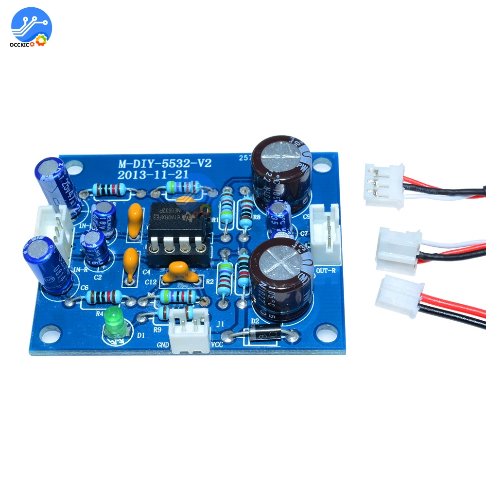 NE5532 OP-AMP Stereo sound amplifier board for speakers DIY kit Control Board Circuit Sound Development Arduino | Электроника