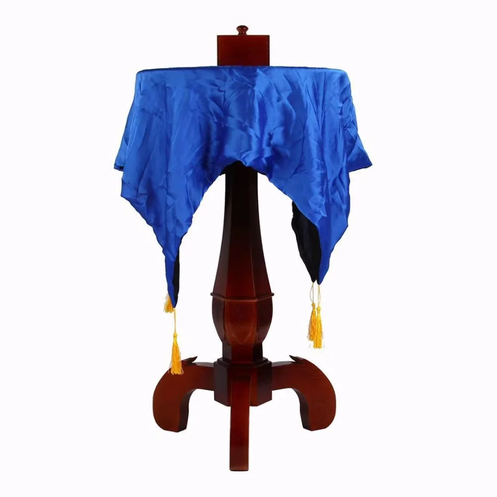 Рельефный круглый плавающий стол с антигравитационной коробкой + подсвечник