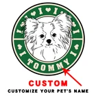 Недорогие нашивки с собаками на заказ, нашивки для одежды, теплопередающие наклейки на одежду, термочувствительные нашивки