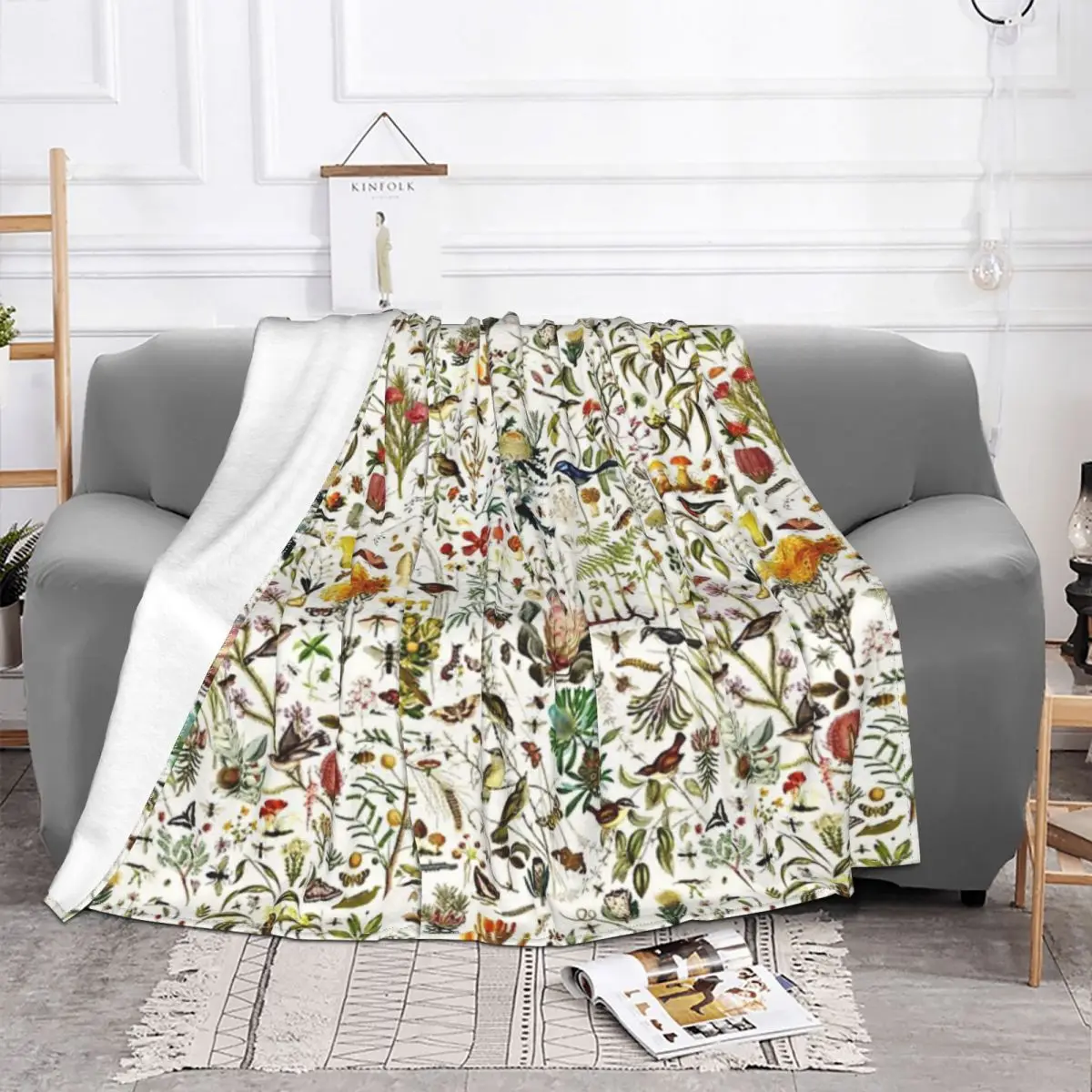 Biology-manta t&eacute;rmica a cuadros para ni&ntilde;os, colcha para cama, sof&aacute; cama, Picnic, manta para ni&ntilde;os-1