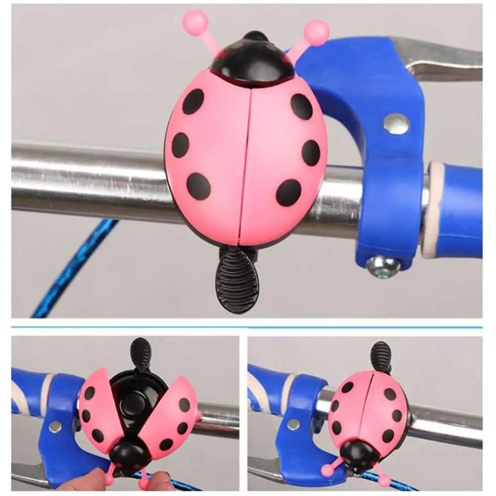 

Bicycle Bell Beetle Cartoon Cycling Bell Lovely Kids Funny Ladybug Bell Ring for Bike Ride Horn Bicycle Accessories