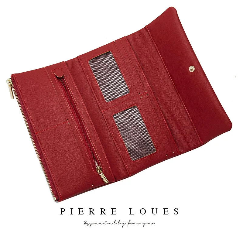 2019 Модный женский длинный кошелек Много отделов женские кошельки клатчи для карт