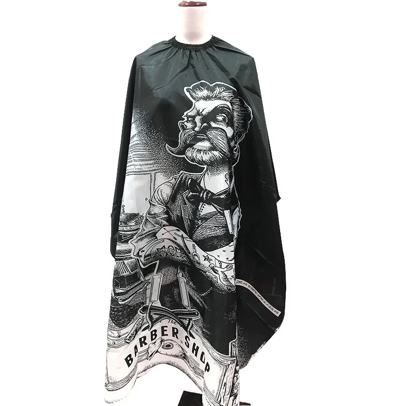 Лучшие продажи 2021 продукты узор стрижки волос Водонепроницаемый ткань накидка