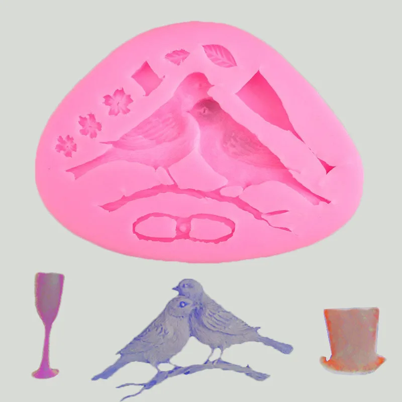 

DIY Tools about Magpie Branches Silicone Cake Mold/Pastry Mould/Jello Pudding/Chocolate Molds/Ice Cube/Soap Molds