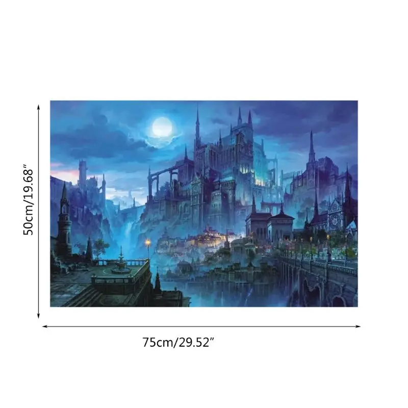 

New Jigsaw Puzzles 1000 Pieces Paper Assembling Picture Landscape Puzzles Toys For Adults Children Kids Games Educational
