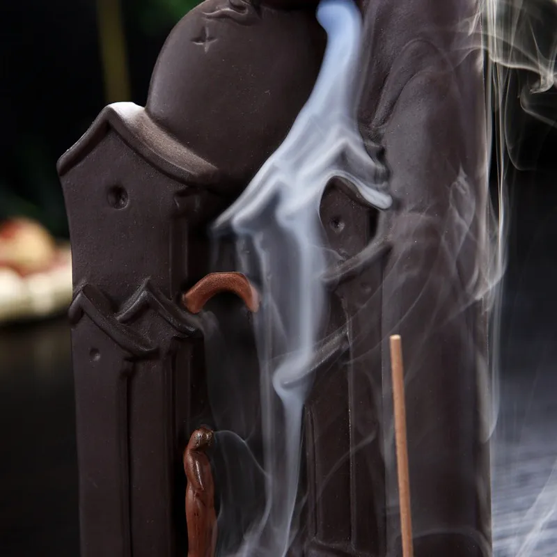 Керамическая курильница для благовоний с обратным потоком подставка из