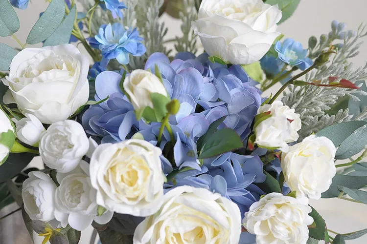 Винтажные искусственные шелковые розы с пионами и цветами | Свадьбы торжества