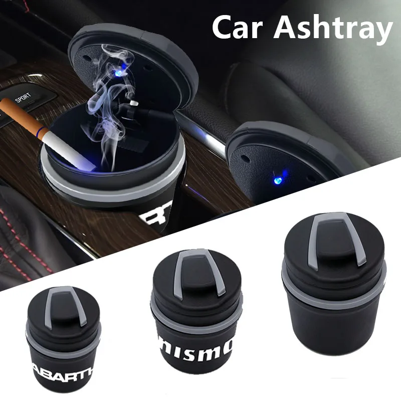 

1pcs Portable Ashtray LED Light Cigar Ashtray For Skodas Octavia MK2 MK3 2 3 A7 Fabia Karoq Kodiaq Superb Rapid Kamiq Scala Yeti