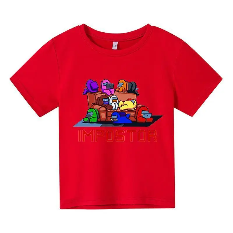 

New Game Spy Game T Shirt Kids Summer Top Cartoon T-shirt Boys Girls Kawaii Graphic Tees Unisex Fashion Anime Clothes