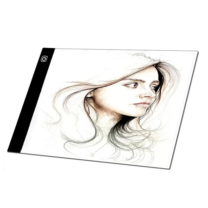 

A4 Size Three Level Dimmable Led Light Pad with scTablet， Eye Protection Easier for Diamond Painting Tools Accessories
