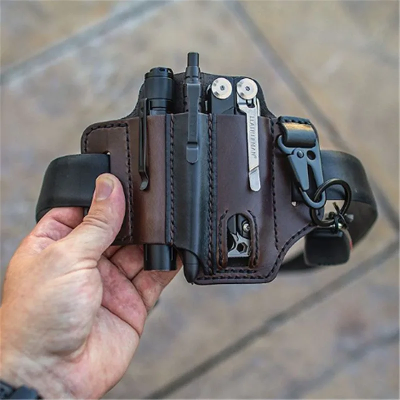 Кожаный футляр для Leatherman Мультитул карманный органайзер повседневного