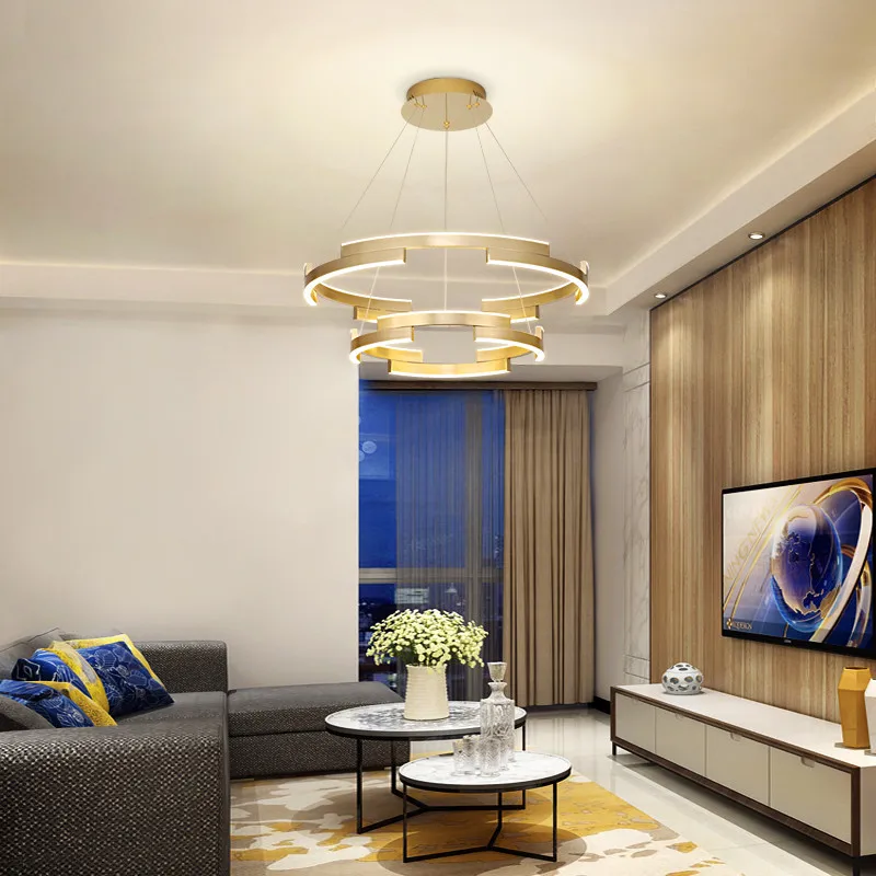 Золотой подвесной светильник для спальни гостиной кухни островка освещение в