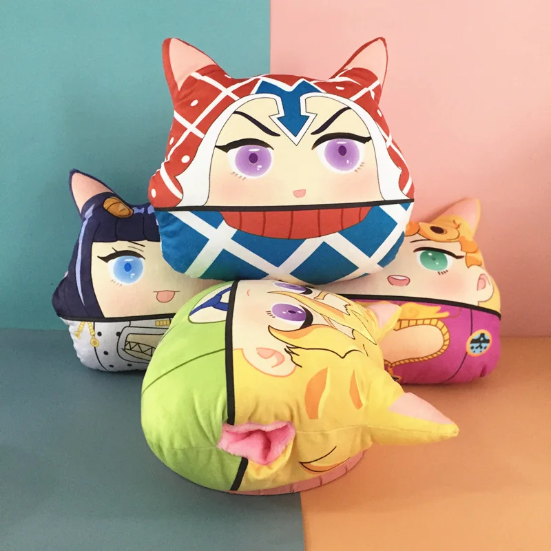 30 см аниме приключения Джоджо плюшевая подушка JoJo Леоне abbacchio Kakyoin Нориаки теплая