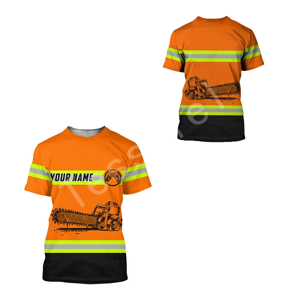 Футболка с 3D-принтом круглым вырезом и коротким рукавом