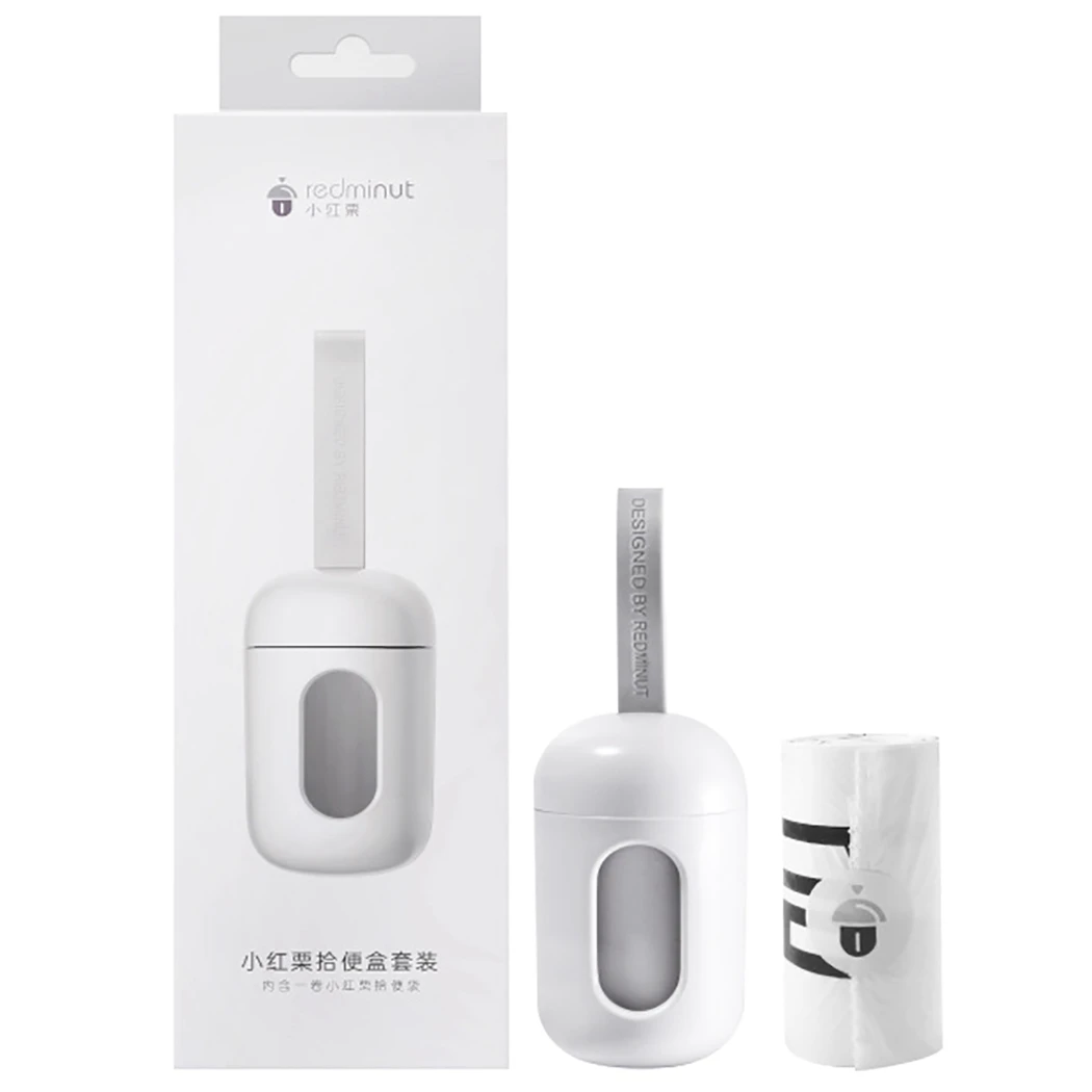 

Waste Bag Dispenser Portable Leakproof Poop Bag Holder with 1 Roll Waste Bag for Dog Waste Carrier Pet Supply Accessory