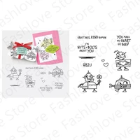 nuts bolts metal cutting dies and clear stamps for diy scrapbooking card album photo making crafts stencil 2022 new arrival
