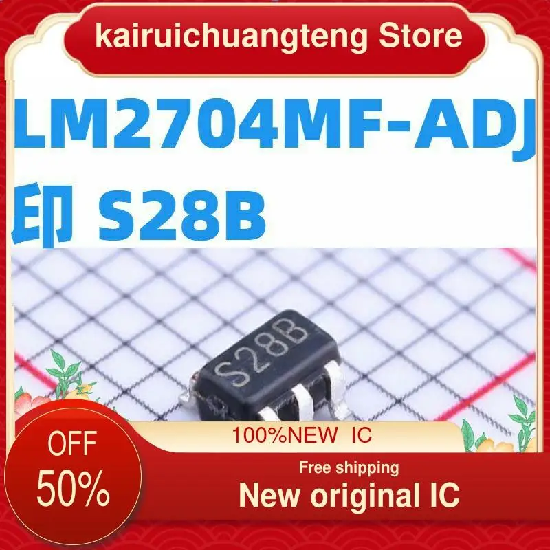 

(1 шт.) DC /DC LM2704MF-ADJ S28B SOT23-5 новая Оригинальная интегральная схема