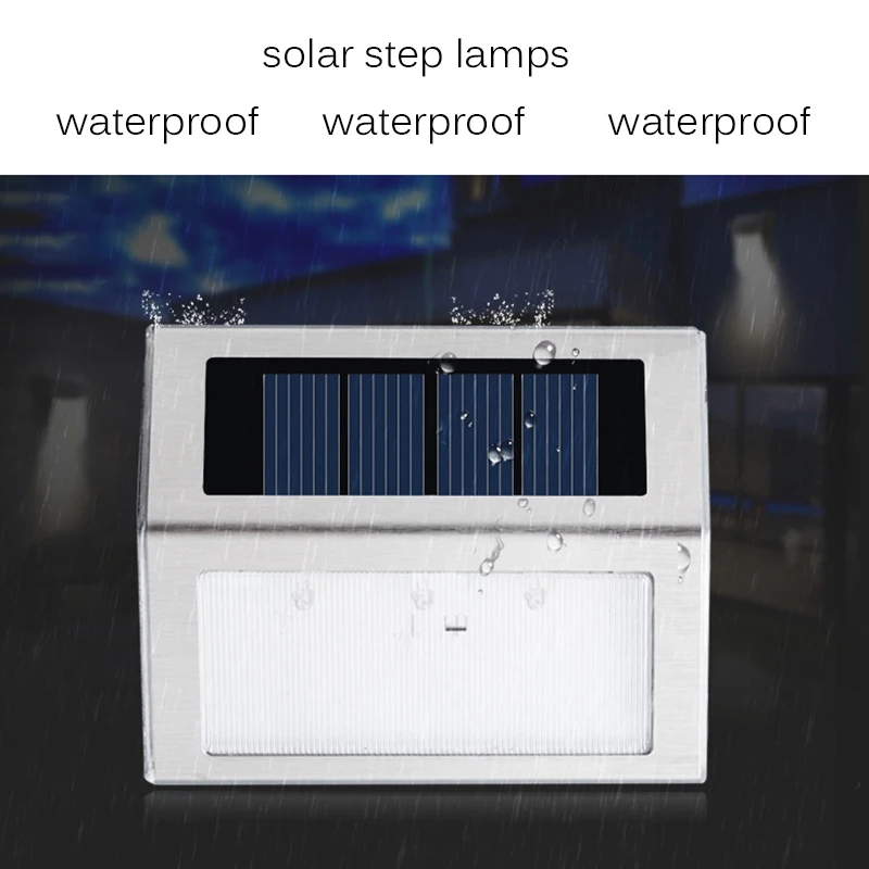 1/2/4/8 упаковка 3 светодиодный s солнечный светильник водонепроницаемый наружный