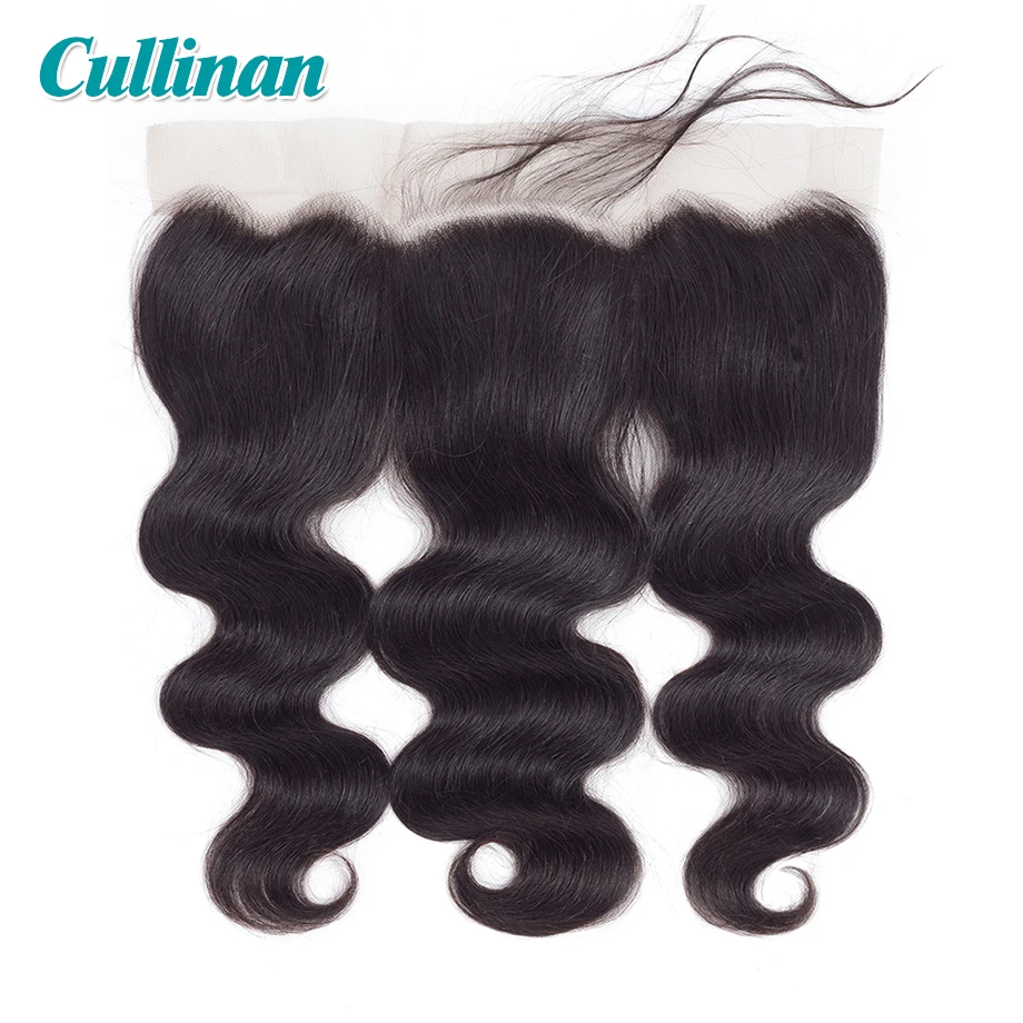 

Body Wave Closure Pre Plucked 13x4 Lace Frontal Peruvian Human Hair Closure With Baby Hair Cullinan Remy Natural Color 8"-24"