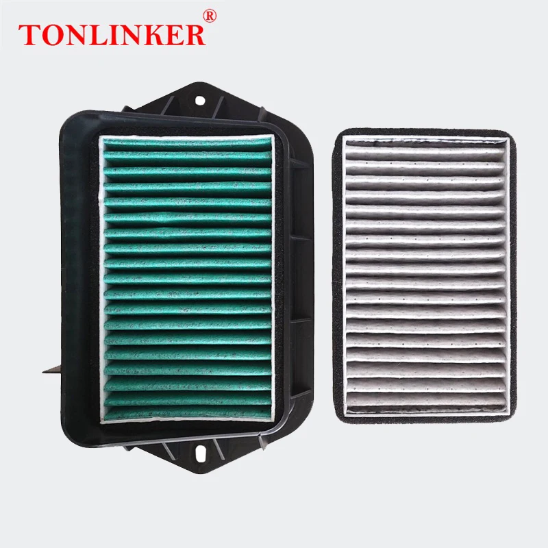 Фото Воздушный фильтр TONLINKER с 2 отверстиями для Vw Beetle A5, Jetta6, NF, Sharan, Tiguan, 5N, Audi Q3, 8U, SEAT Alhambra, внешний фильтр Anti-PM2.5 98% №3