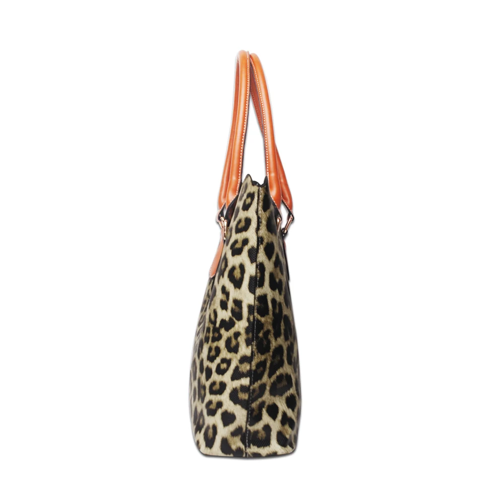 

Leopard Scalloped Tote Bag PU Cheetah Women Shoulder Bag Bridesmaid Gift in 2 Colors DOMIL106172