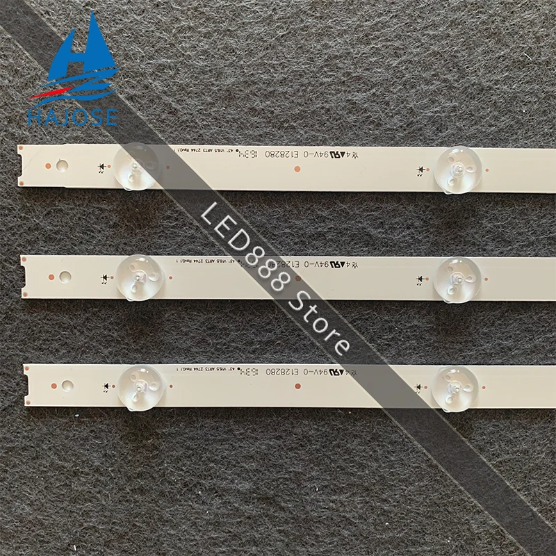 Светодиодный Подсветка лампа полосы для LG 43 &quotV16.5 ART3 2743 43lh5700 43UH603V 6916L 2744A 2743A LC430DGE FJ