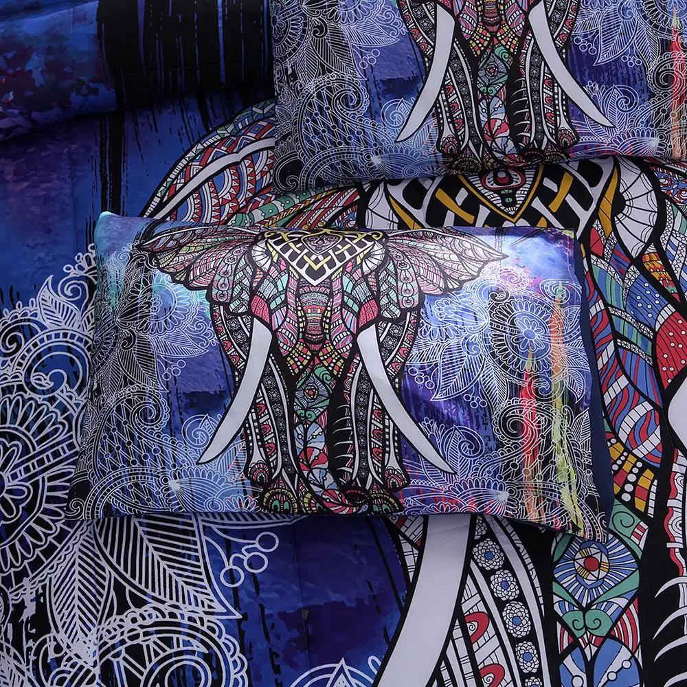 Комплект постельного белья в этническом стиле из 2/3 предметов простыня наволочка