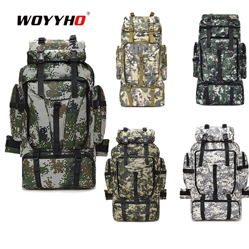 Военный Рюкзак для альпинизма 70 л износостойкие спортивные сумки походов и