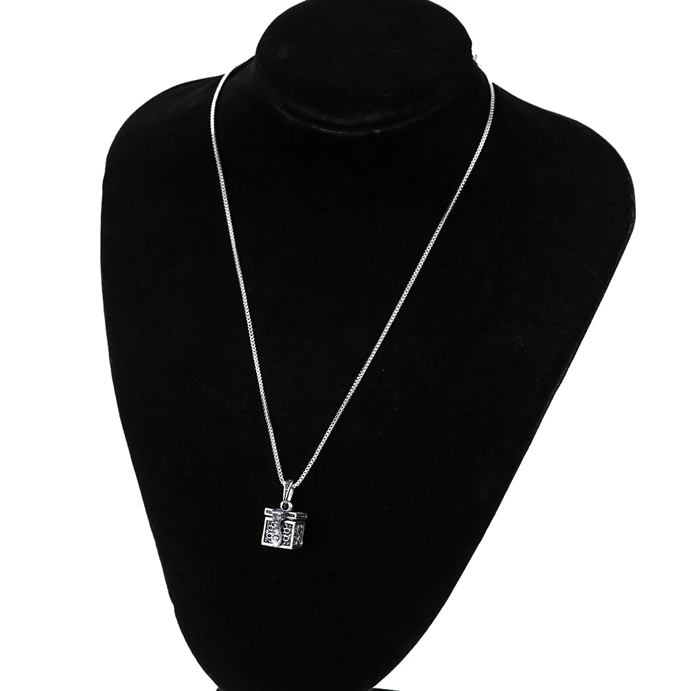 Кулон в ретро стиле с молитвенным поясом кулон виде урны пожеланиями