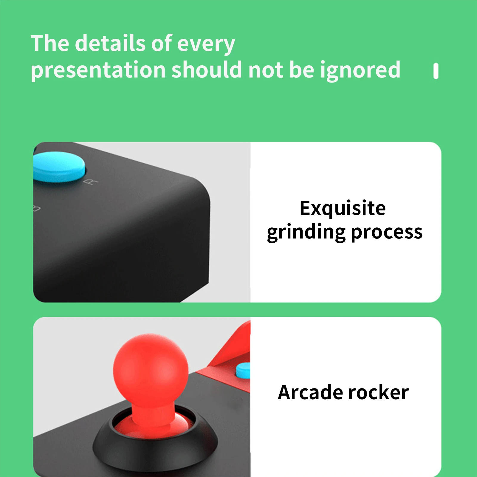 

Stretchable Arcade Joystick 2 Players Arcade Joystick Fighting Game Controller Zero Delay Arcade Fighting Stick For Switch