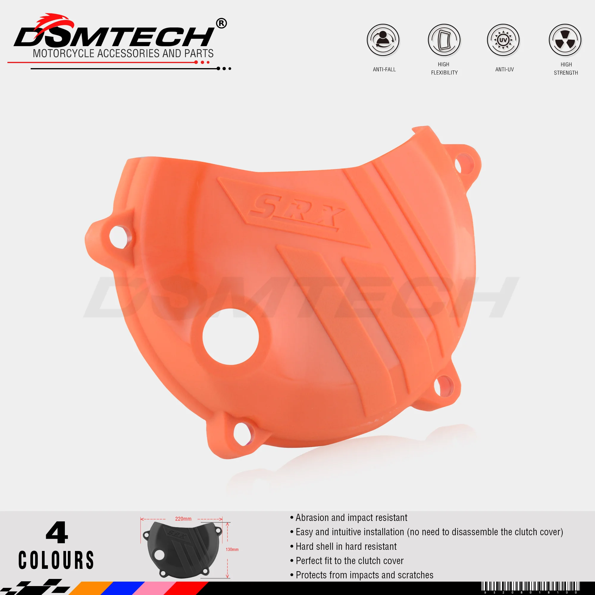 Боковая крышка сцепления двигателя DSMTECH защита для NC250 250 куб. См KAYO T6 K6 ESB J5 RX3 ZS250GY-3
