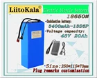 Литиевый аккумулятор LiitoKala 48 В, 20 А ч, 48 В, 20 А ч, 1000 Вт, для электрического велосипеда, со штекером 20 А BMS XT60, вход тока 56,4 в