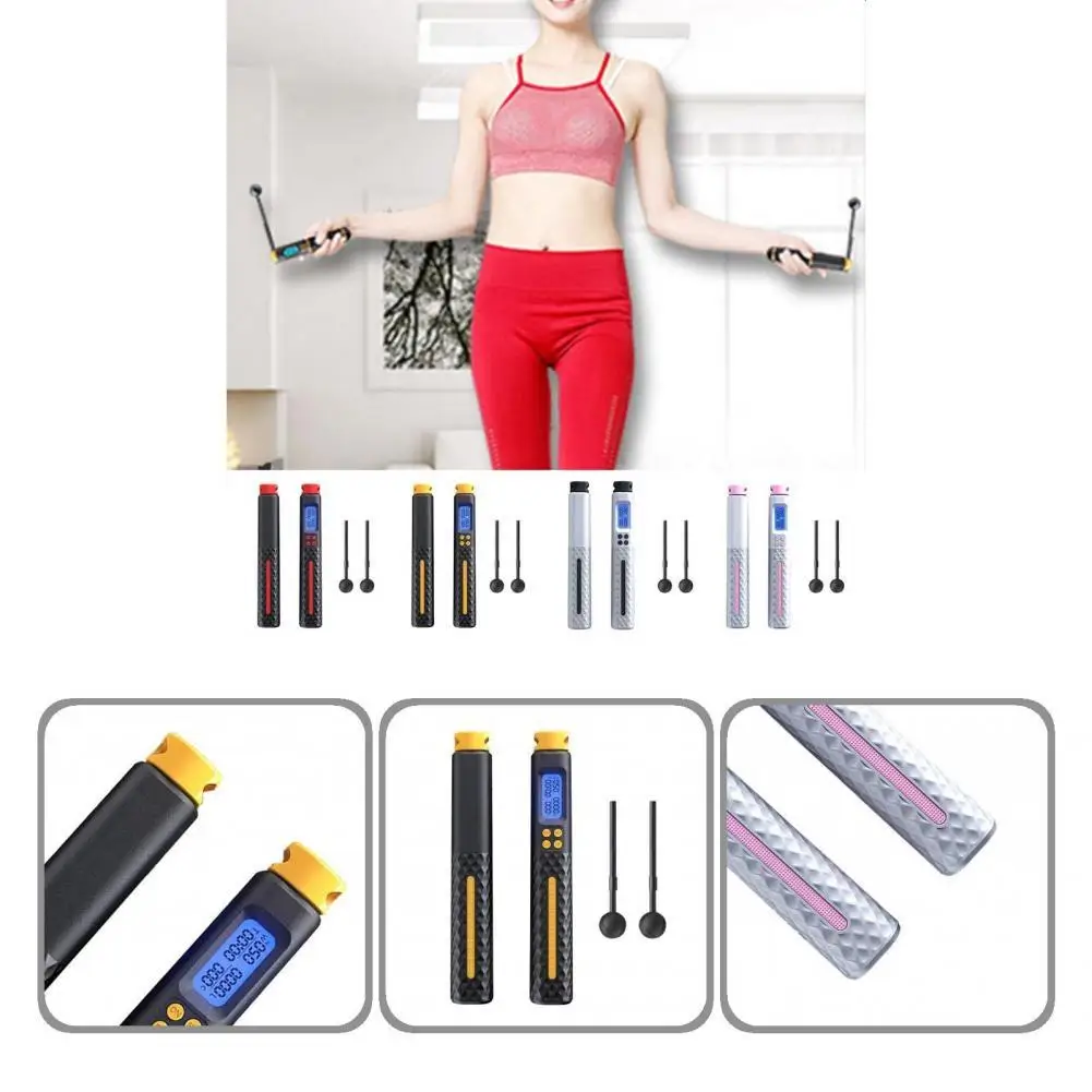 

Adjustable Plastic Load Handle Cordless Smart Counting Single Skipping Rope Single Skipping Rope for Students