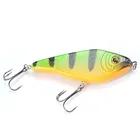 Приманка MIZUGIWA для ловли щуки, Джеркбейт, мускусный рывок, рывок, большой ВИБ, крючки Mustad, медленно тонущий, большой окунь, 120 мм, 50 г