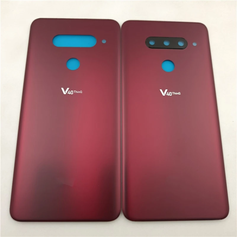 

For LG V40 ThinQ V405QA7 V405UA V405 Glass Battery Cover Door Back Housing Rear Case Battery Door Replacement Parts