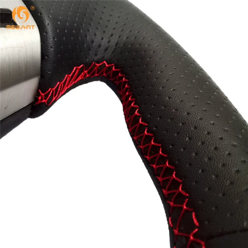 MEWANT черный чехол рулевого колеса автомобиля из натуральной кожи для Infiniti FX FX35 FX45