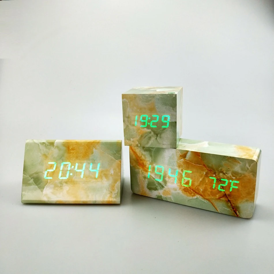 Цифровой будильник с функцией повтора модные электронные настольные часы со