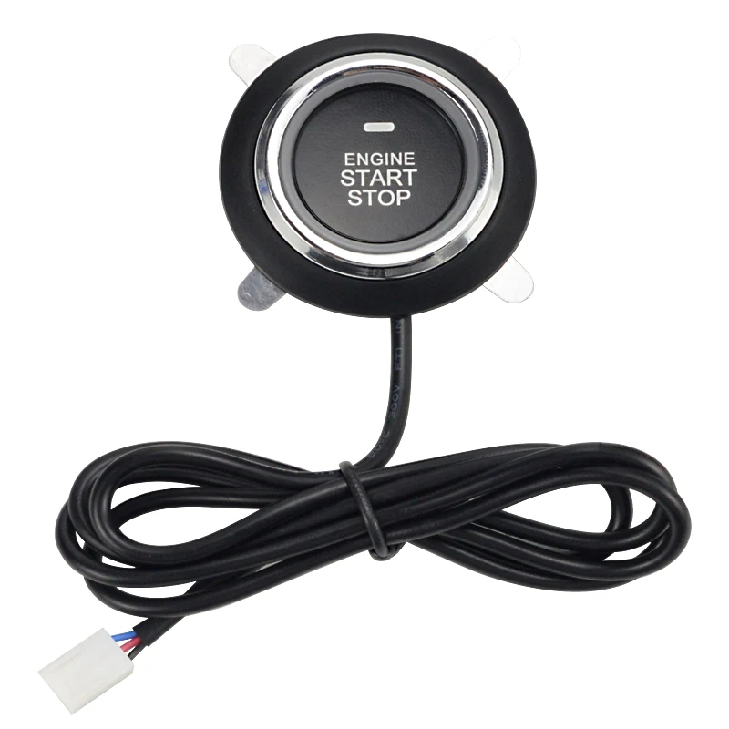 Кнопка запуска и остановки автомобиля 12 В с вибрационным датчиком бесключевая