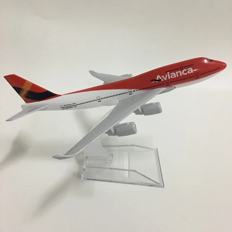 JASON TUTU 16 см AVIANCA COLOMBIA Boeing 747 модель самолета Модель аэроплана самолет литая под
