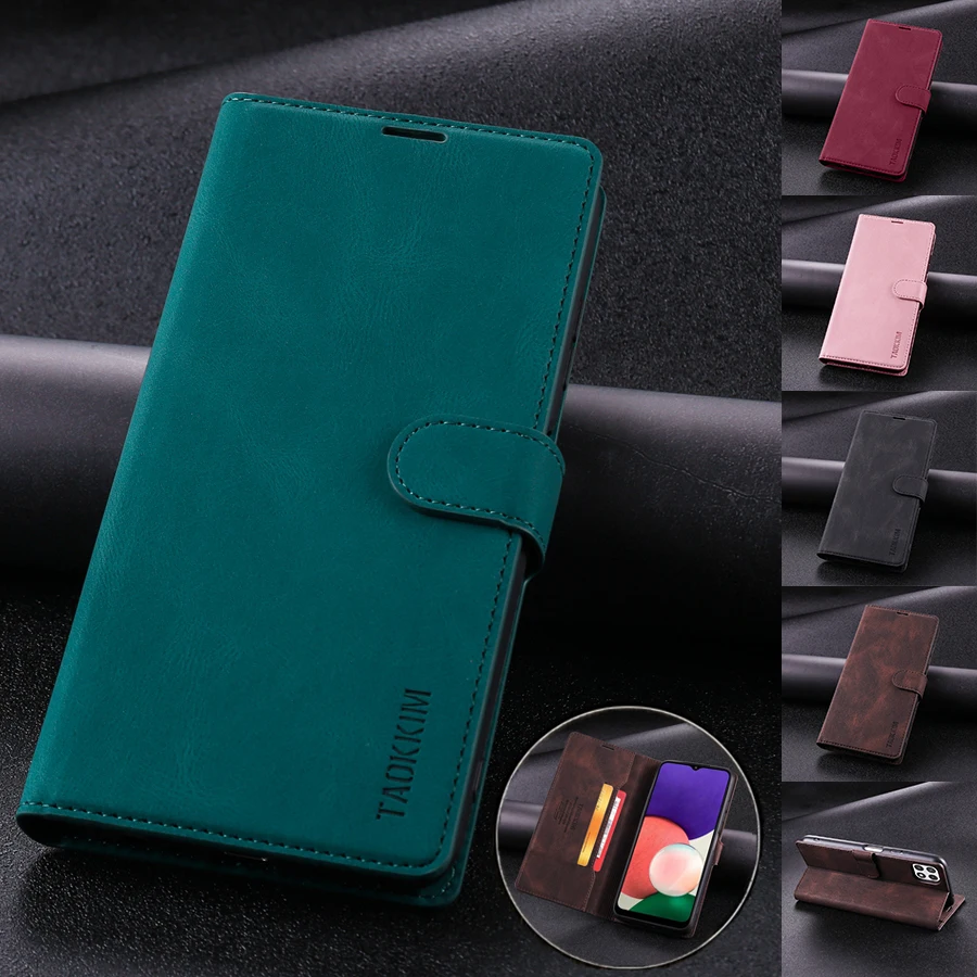 

Wallet Skin Feel Fashion Leather Case For Samsung Galaxy A02S A12 A21S A22 A32 A41 A50 A51 A52 A70 A71 A72 S21/S20 Plus/Ultra/FE