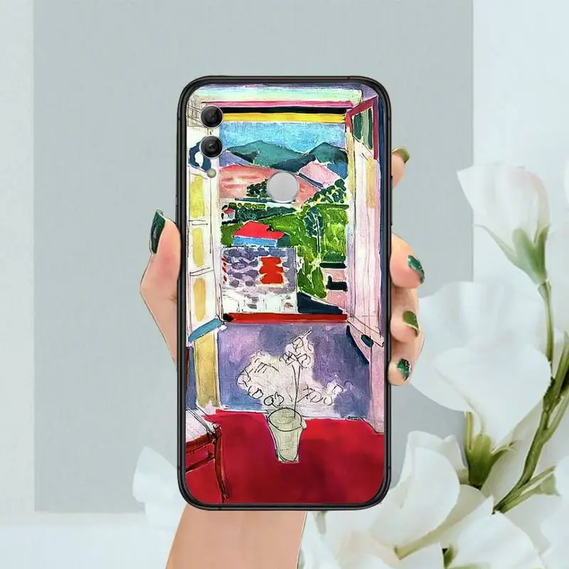 

Henri Matisse Open Window Collioure Phone Case For Huawei Honor view 7a5.45inch 7c5.7inch 8x 8a 8c 9 9x 10 20 10i 20i lite pro