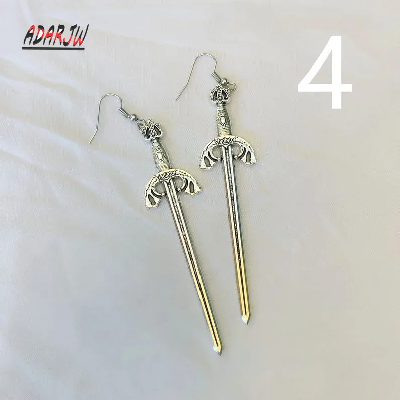 Серьги-Подвески мужские и женские в стиле панк готический стиль | Украшения