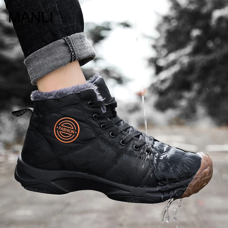 MANLI Мужская походная обувь для прогулок женские водонепроницаемые походные