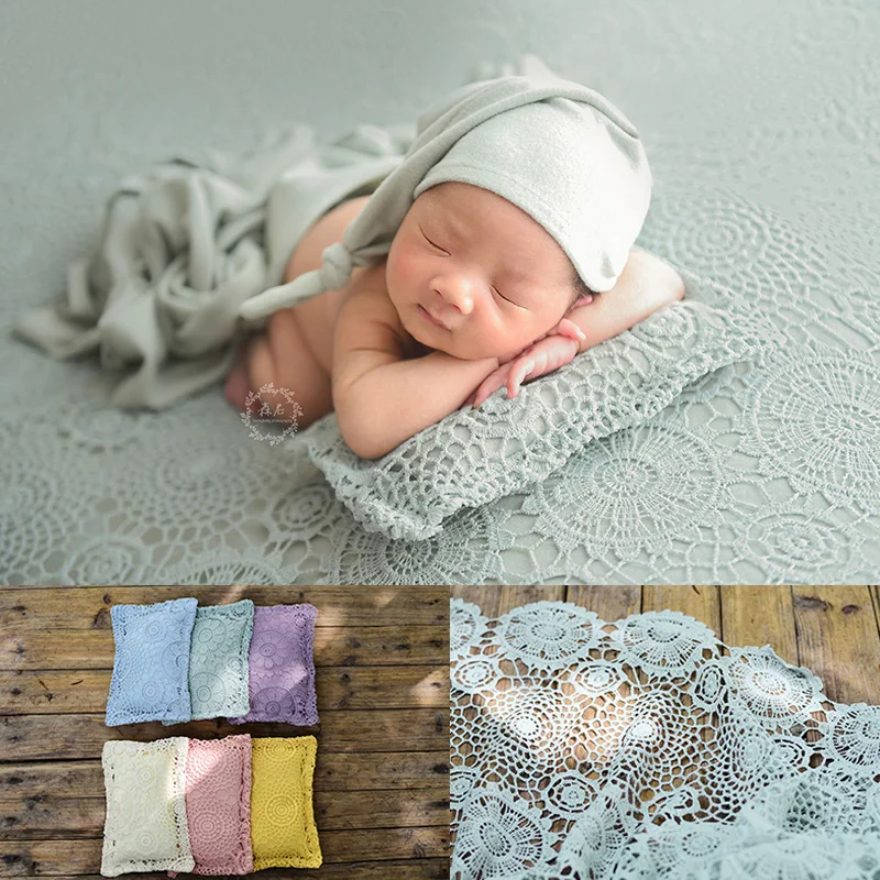 Реквизит для фотосъемки новорожденных одеяло подушка набор аксессуаров для студии ручная работа для фотосъемки ребенка чехол с изображением животного из ткани