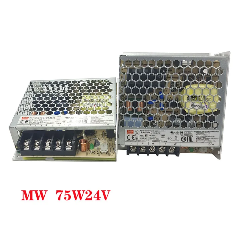 

Two DC switching power supplies supporting DDCSV3.1 dedicated power supply AC220V input 24V 3.2A output LRS-75-24